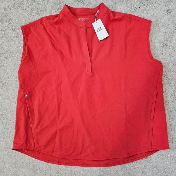 Figs Tops - NWT Figs | Rafaela Oversized Scrub Top In Clay, Womens 3XL